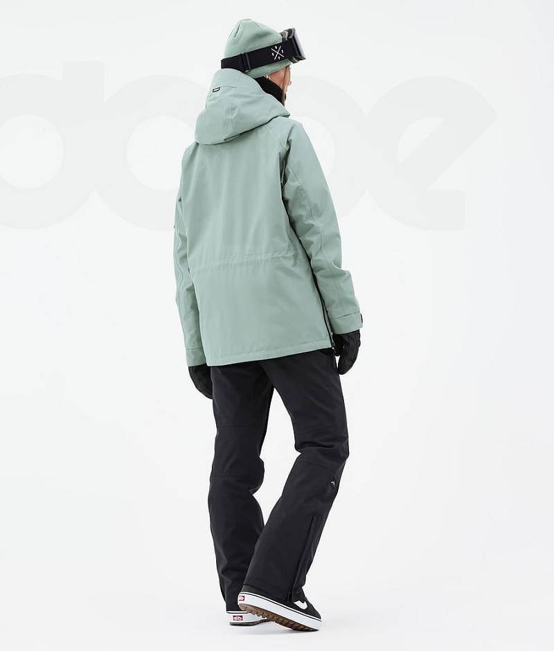 Green Women's Dope Annok W Snowboard Jackets | India_D2346