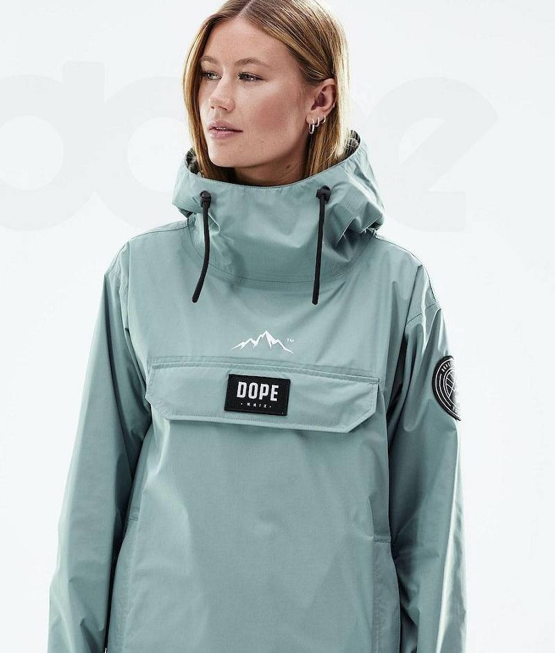 Green Women's Dope Blizzard Light W Outdoor Jackets | India_D1980