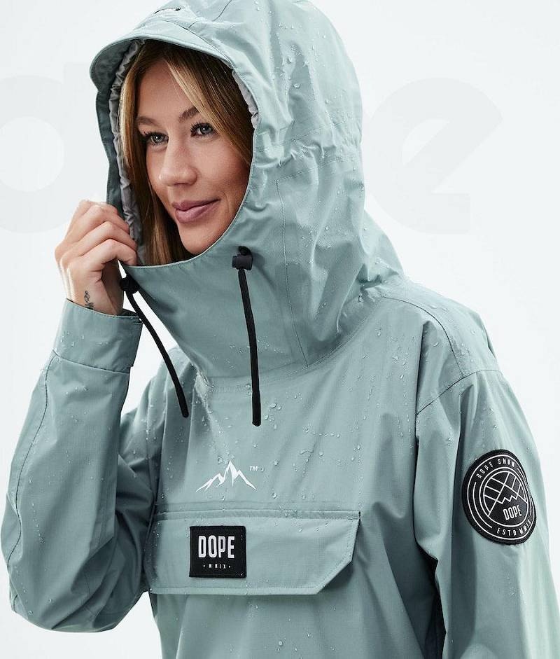 Green Women's Dope Blizzard Light W Outdoor Jackets | India_D1980