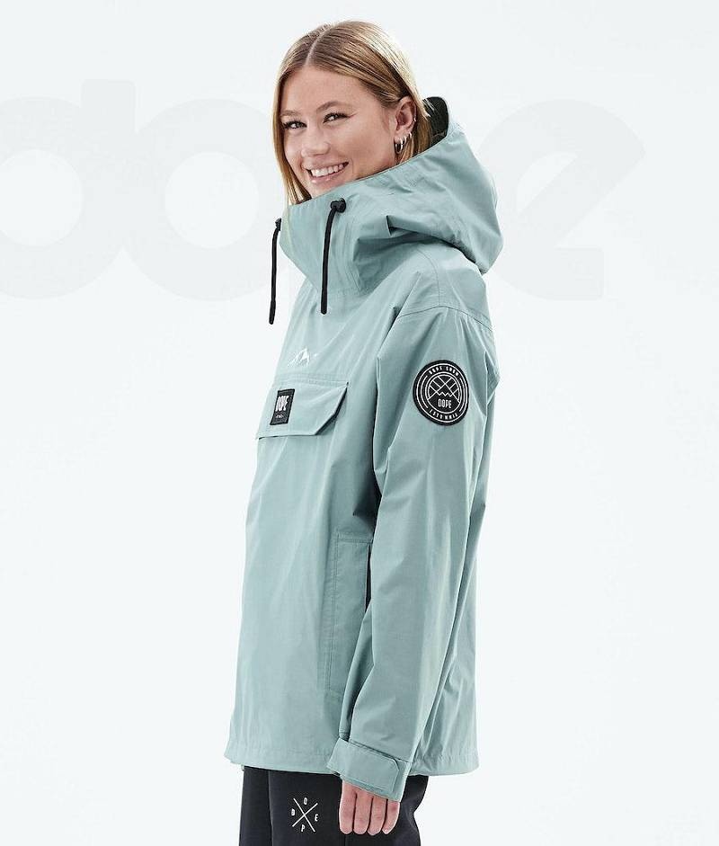 Green Women's Dope Blizzard Light W Outdoor Jackets | India_D1980