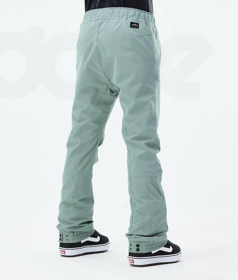 Green Women's Dope Blizzard W 2021 Snowboard Pants | India_D2193