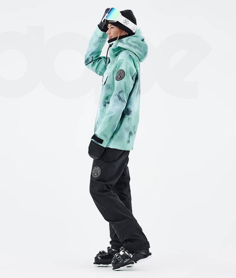 Green Women's Dope Blizzard W Ski Jackets | India_D1651