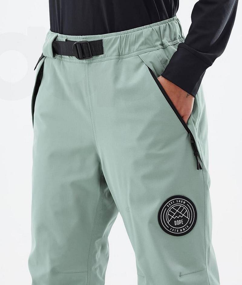 Green Women's Dope Blizzard W Ski Pants | India_D1874