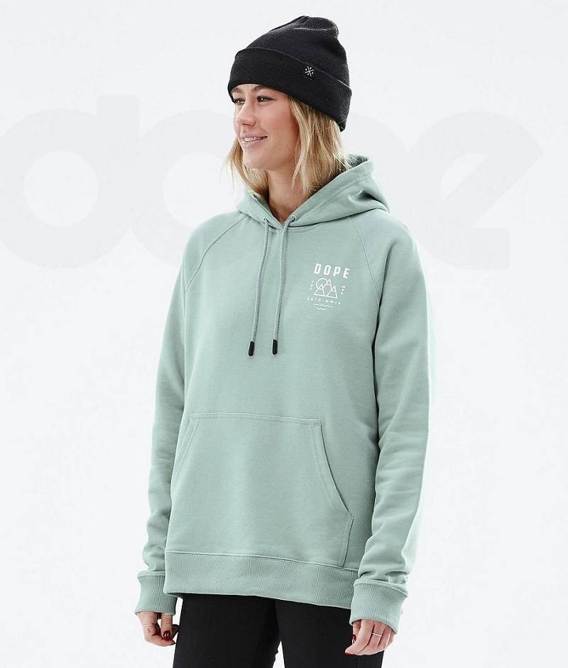 Green Women's Dope Common W Hoodies | India_D1150