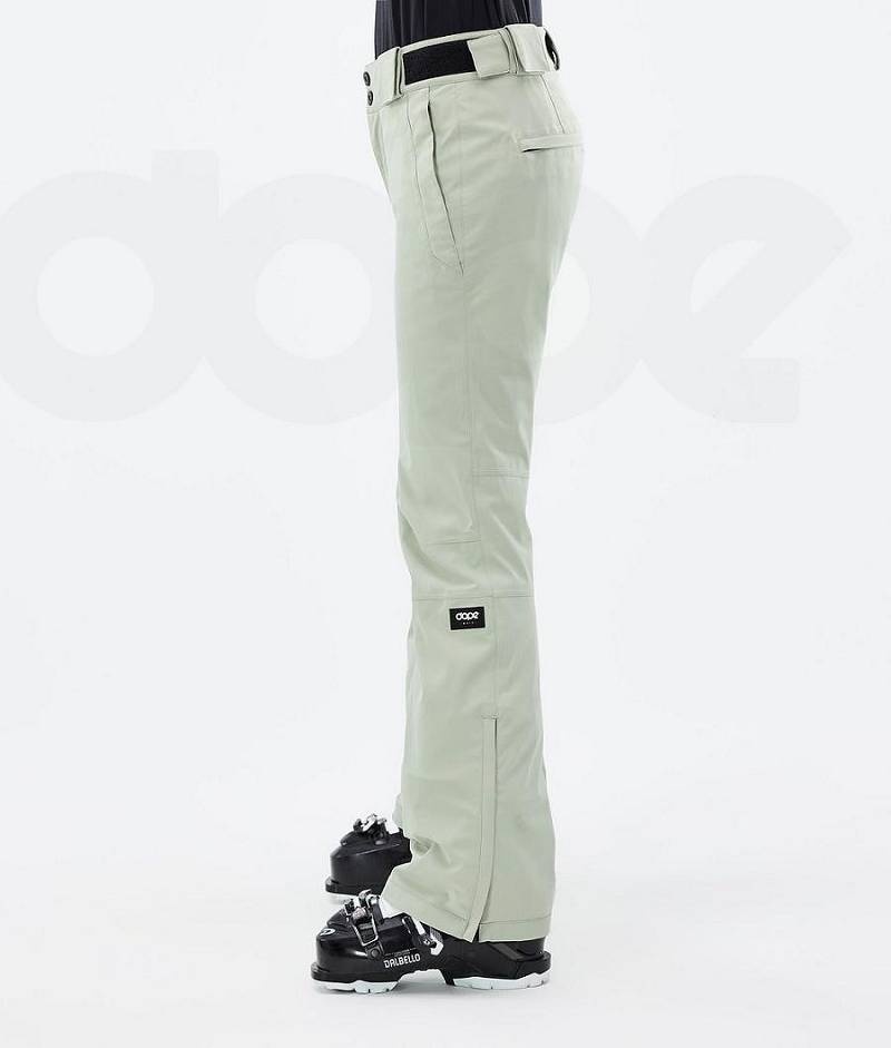 Green Women's Dope Con W Ski Pants | India_D1278