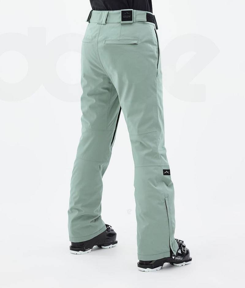 Green Women's Dope Con W Ski Pants | India_D1186