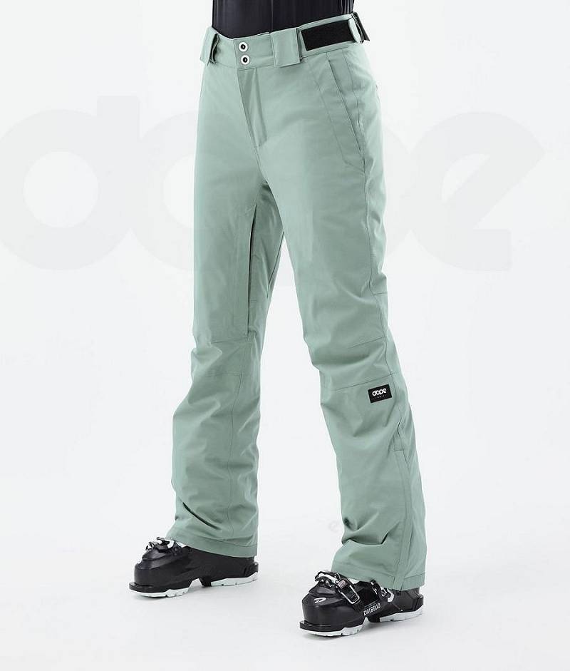 Green Women\'s Dope Con W Ski Pants | India_D1186