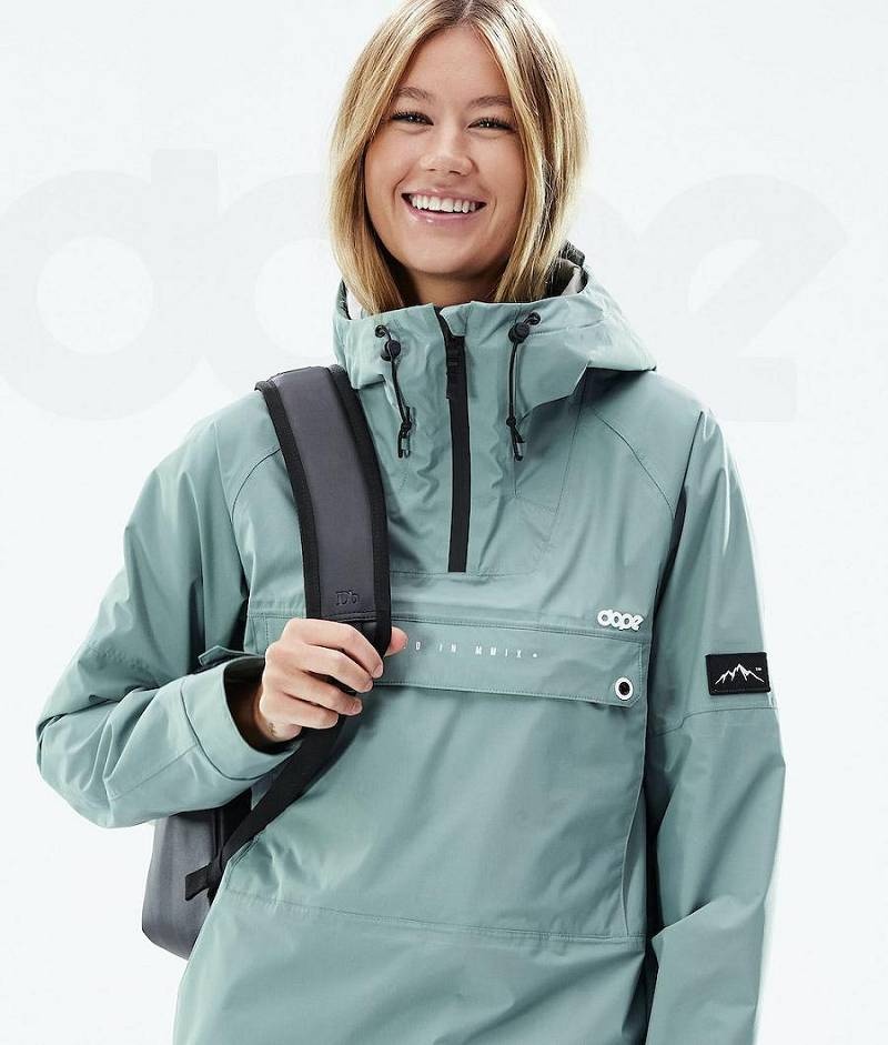 Green Women's Dope Hiker Light W Outdoor Jackets | India_D1706