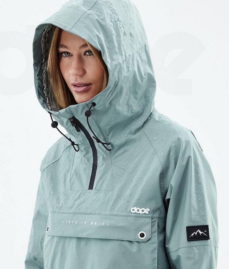 Green Women's Dope Hiker Light W Outdoor Jackets | India_D1706