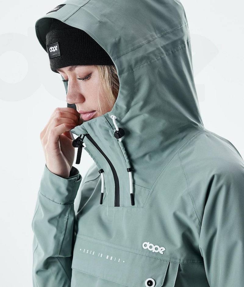 Green Women's Dope Hiker W Outdoor Jackets | India_D1770