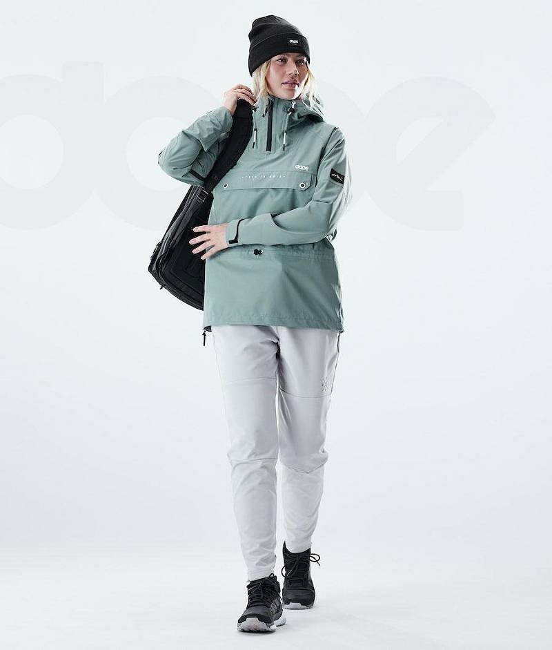 Green Women's Dope Hiker W Outdoor Jackets | India_D1770