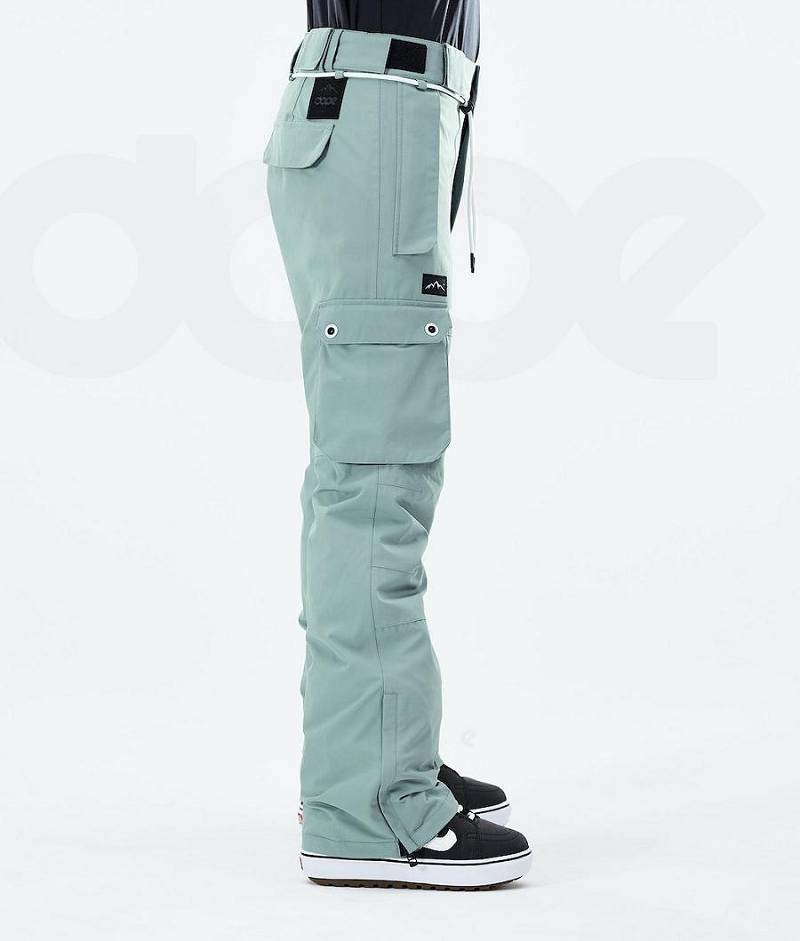 Green Women's Dope Iconic W 2021 Snowboard Pants | India_D2160