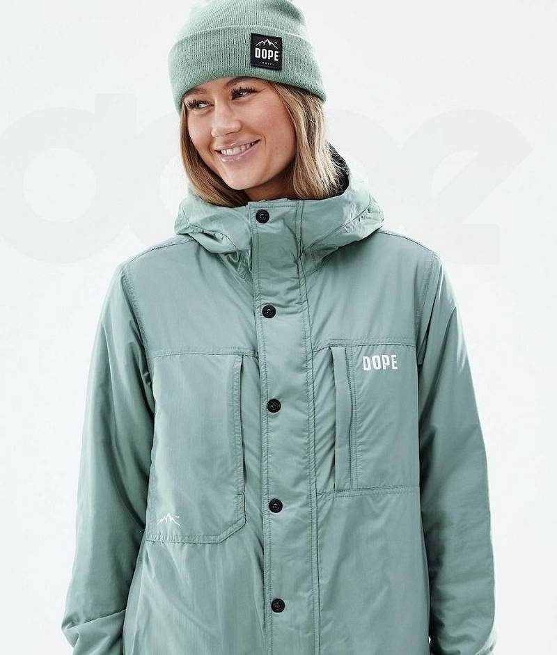 Green Women's Dope Insulated W Outdoor Jackets | India_D2417