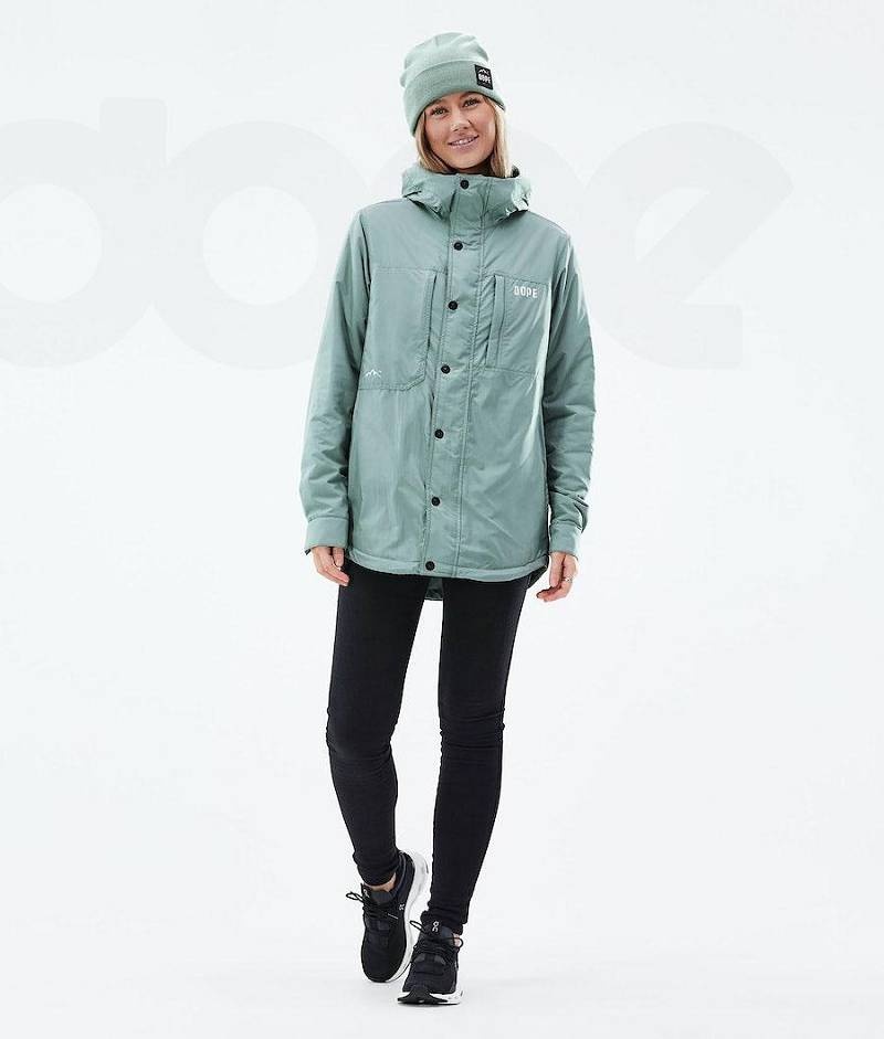 Green Women's Dope Insulated W Outdoor Jackets | India_D2417