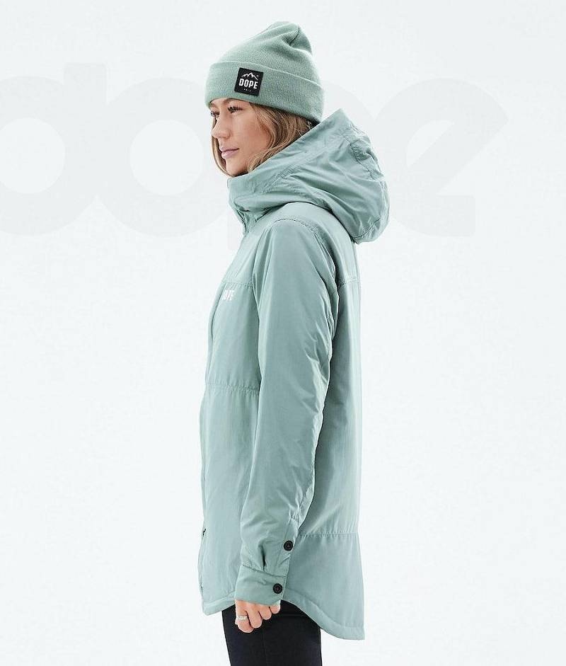 Green Women's Dope Insulated W Outdoor Jackets | India_D2417