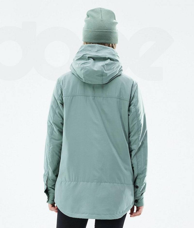 Green Women's Dope Insulated W Outdoor Jackets | India_D2417