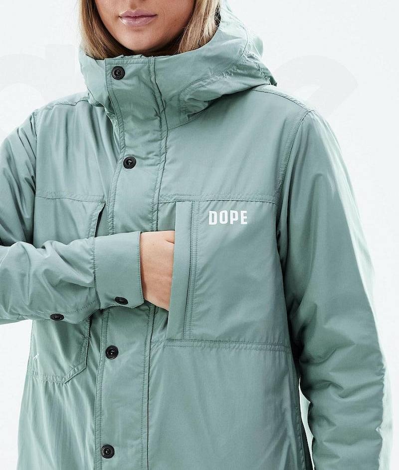 Green Women's Dope Insulated W Outdoor Jackets | India_D2417