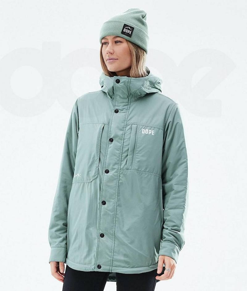 Green Women\'s Dope Insulated W Outdoor Jackets | India_D2417