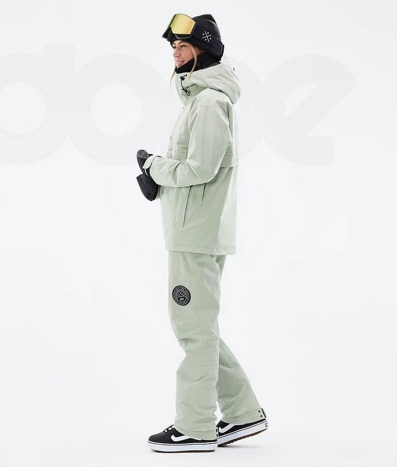 Green Women's Dope Legacy W Snowboard Jackets | India_D2087