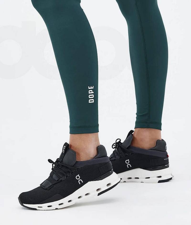 Green Women's Dope Lofty Tech Leggings | India_D1110