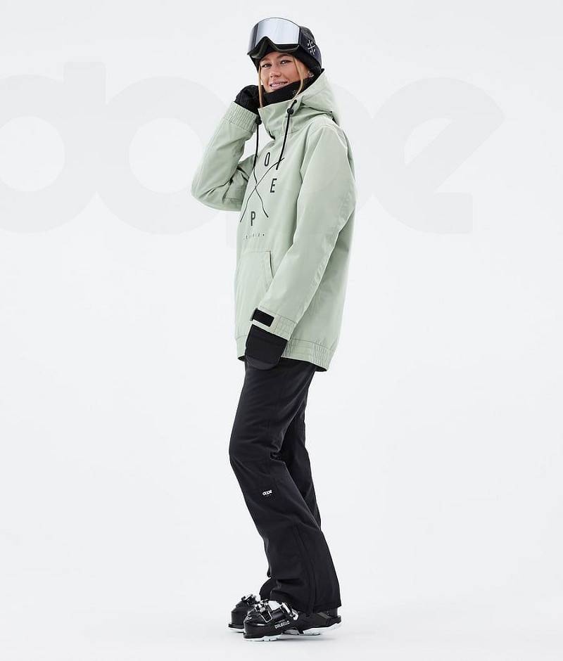 Green Women's Dope Migoo W Ski Jackets | India_D2319