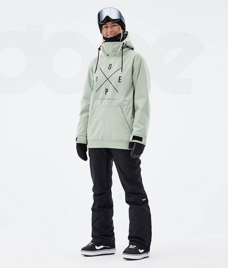 Green Women's Dope Migoo W Snowboard Jackets | India_D1147