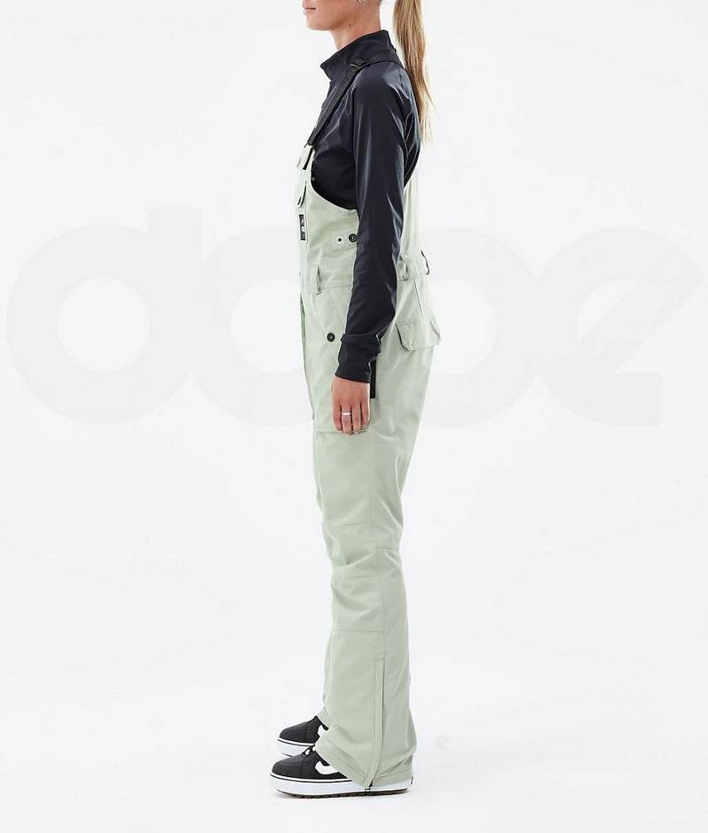 Green Women's Dope Notorious B.I.B W Snowboard Pants | India_D1467