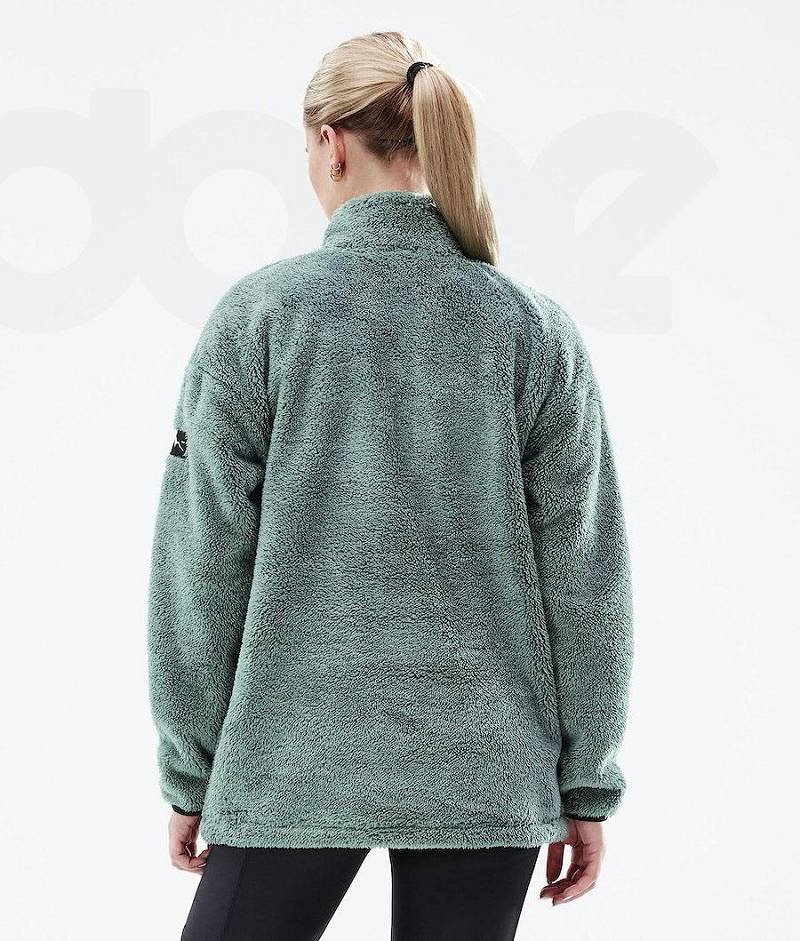 Green Women's Dope Pile W 2021 Fleece | India_D2128