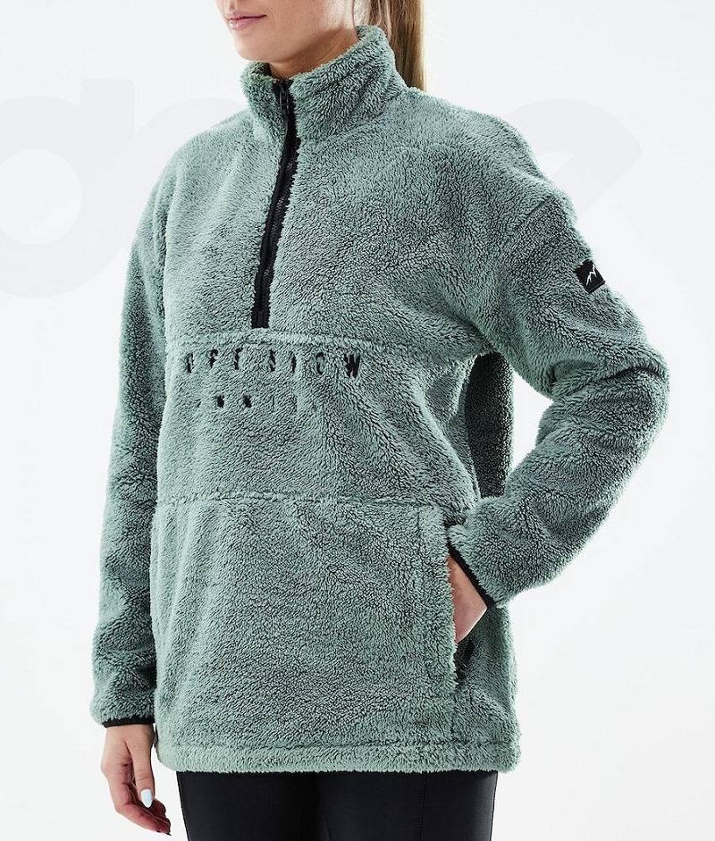 Green Women's Dope Pile W 2021 Fleece | India_D2128