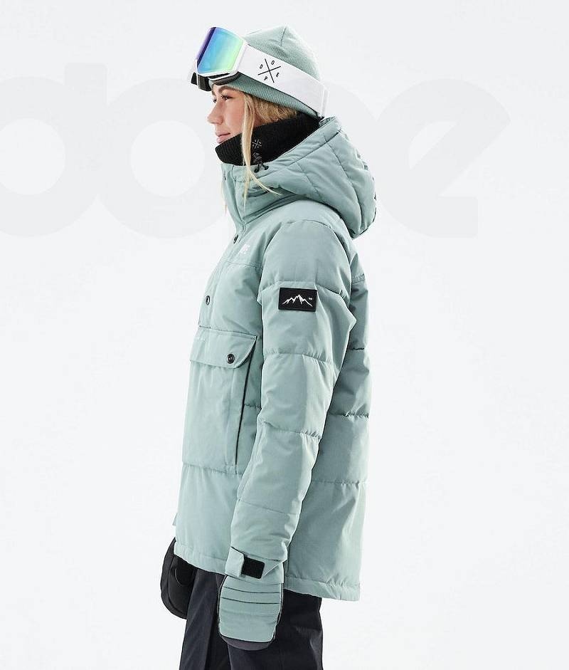 Green Women's Dope Puffer W 2021 Ski Jackets | India_D2157