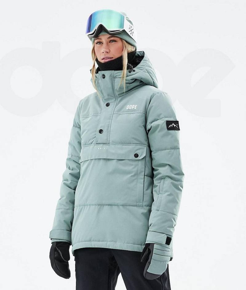 Green Women\'s Dope Puffer W 2021 Ski Jackets | India_D2157