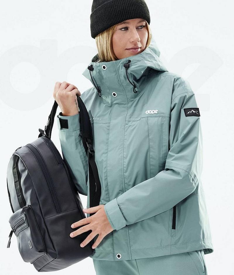 Green Women's Dope Ranger Light W Outdoor Jackets | India_D2502