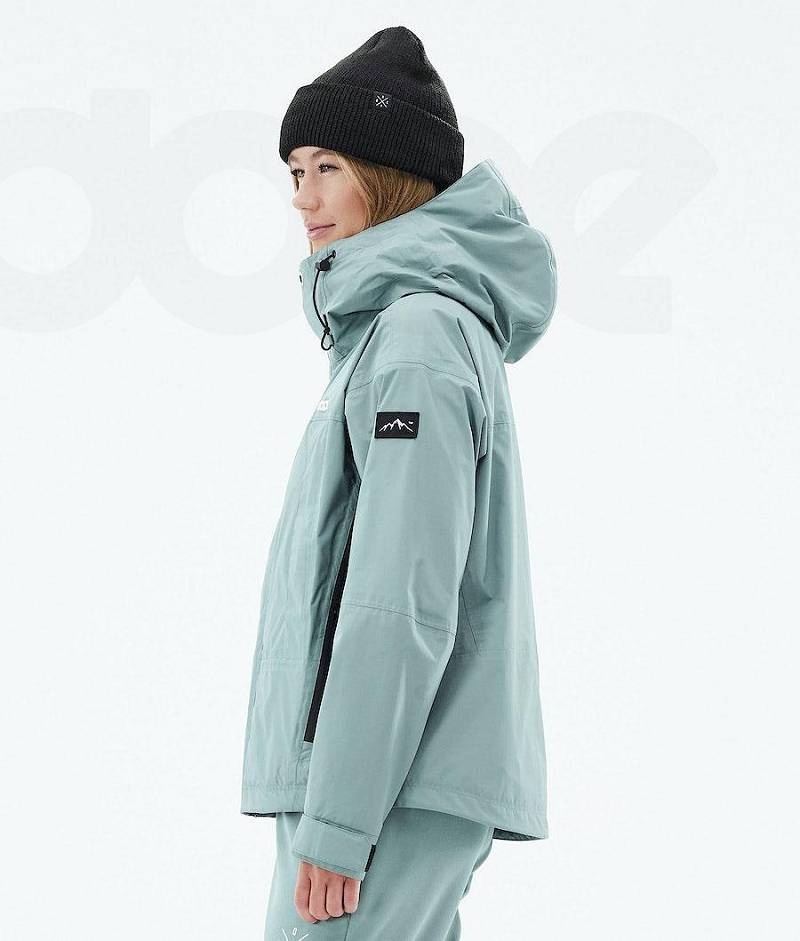 Green Women's Dope Ranger Light W Outdoor Jackets | India_D2502