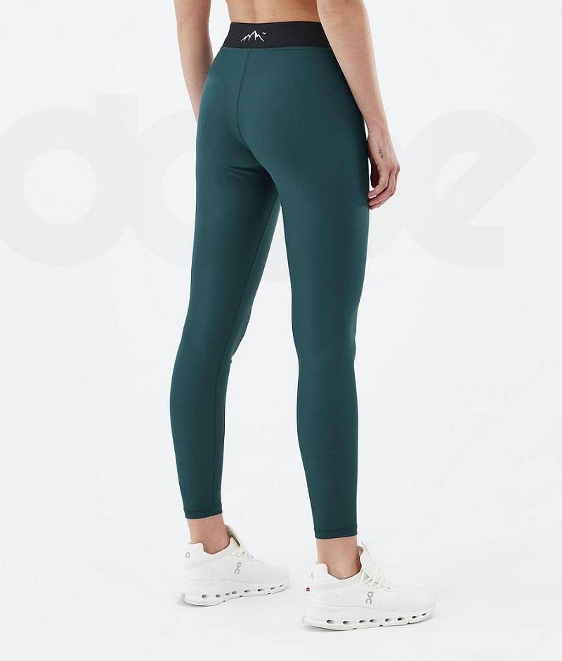 Green Women's Dope Razor Leggings | India_D2275