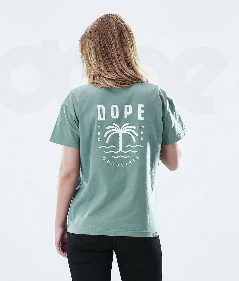 Green Women's Dope Regular T-shirts | India_D2210