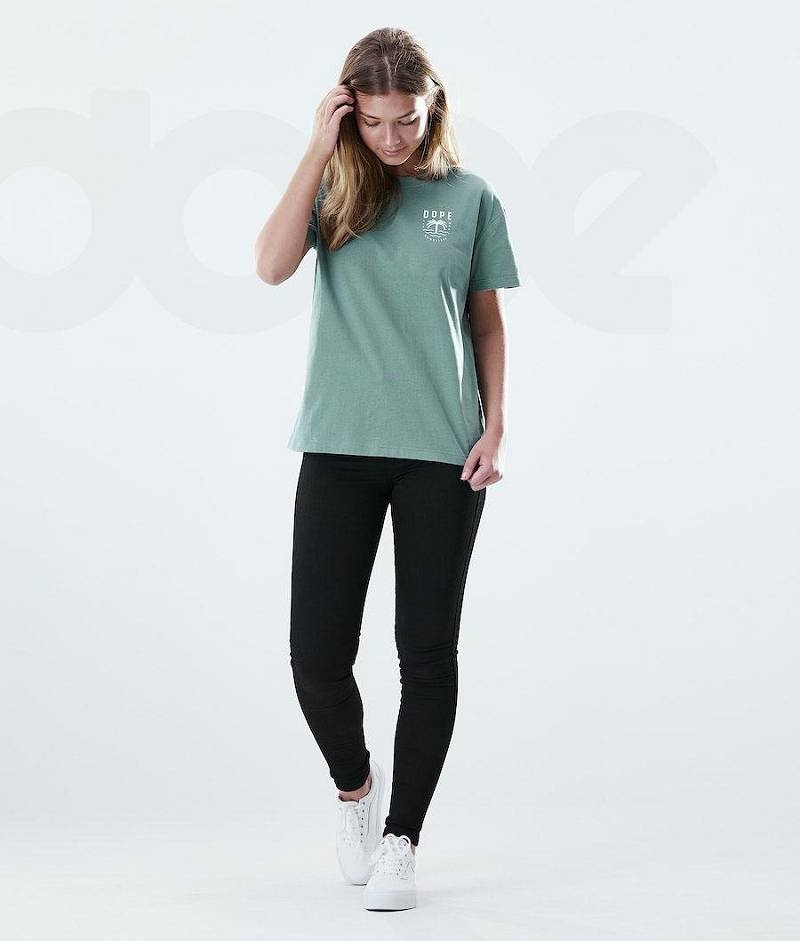 Green Women's Dope Regular T-shirts | India_D2210