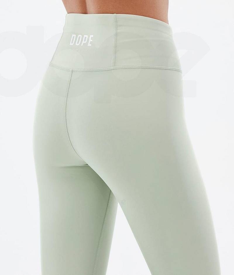 Green Women's Dope Snuggle W Base Layer Pants | India_D1093