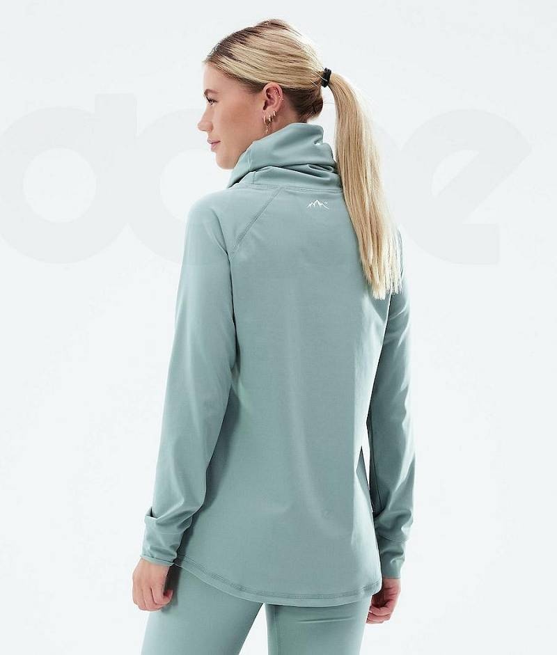 Green Women's Dope Snuggle W Base Layer Tops | India_D2463