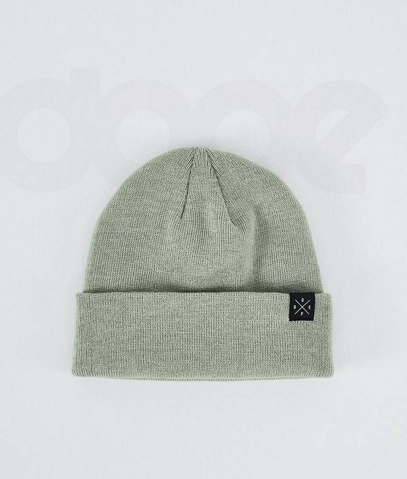 Green Women\'s Dope Solitude Beanies | India_D1797