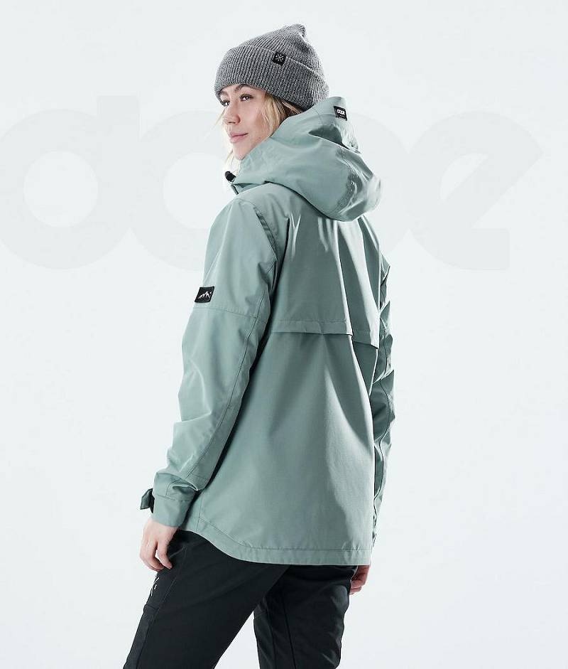 Green Women's Dope Trekker W Outdoor Jackets | India_D2450