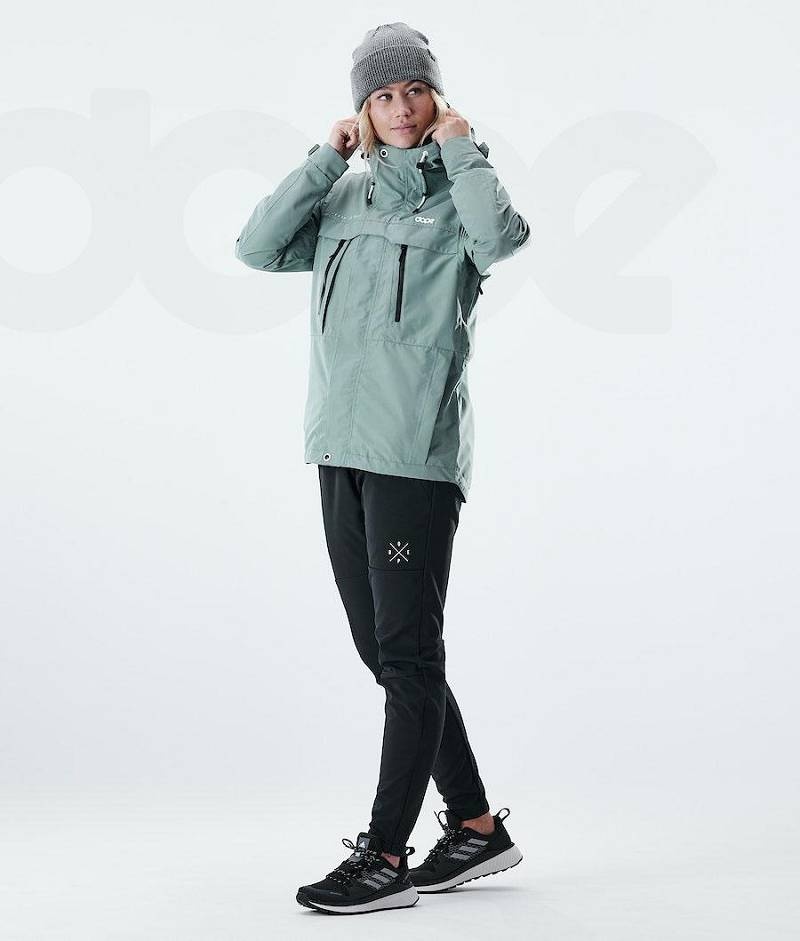 Green Women's Dope Trekker W Outdoor Jackets | India_D2450