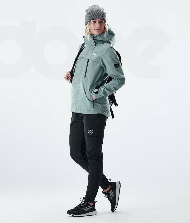 Green Women's Dope Trekker W Outdoor Jackets | India_D2450