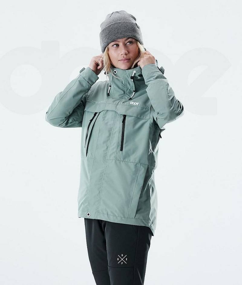 Green Women\'s Dope Trekker W Outdoor Jackets | India_D2450