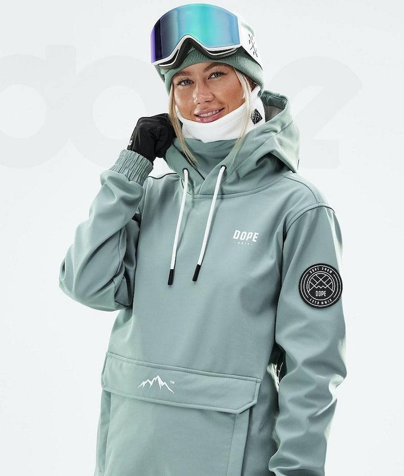 Green Women's Dope Wylie W Ski Jackets | India_D2055