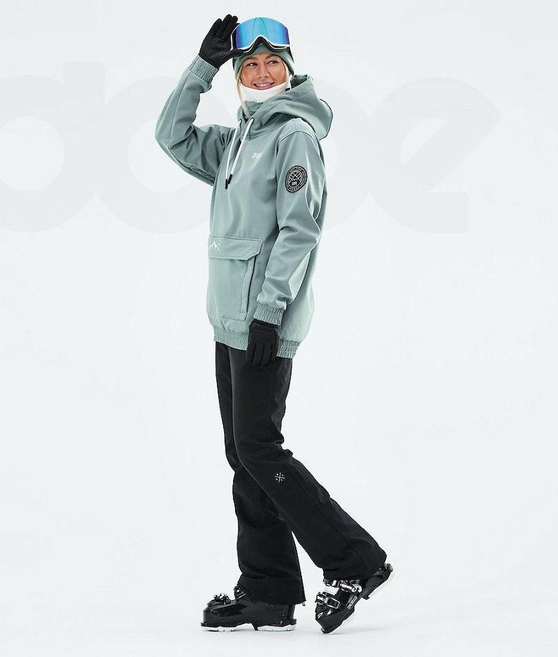 Green Women's Dope Wylie W Ski Jackets | India_D2055