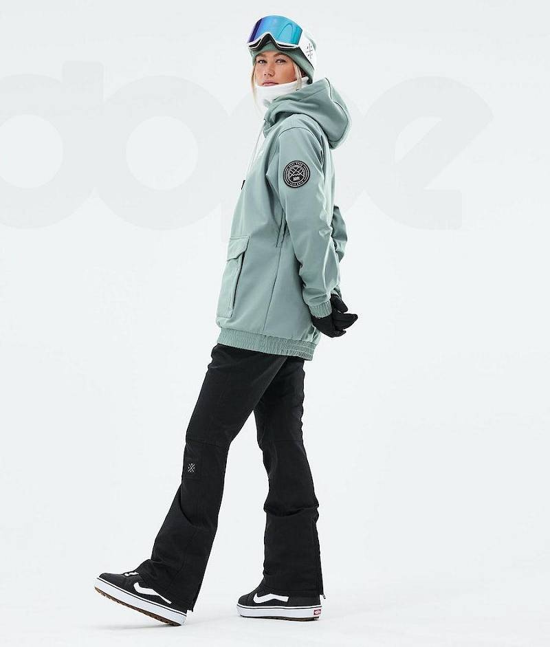 Green Women's Dope Wylie W Snowboard Jackets | India_D1688