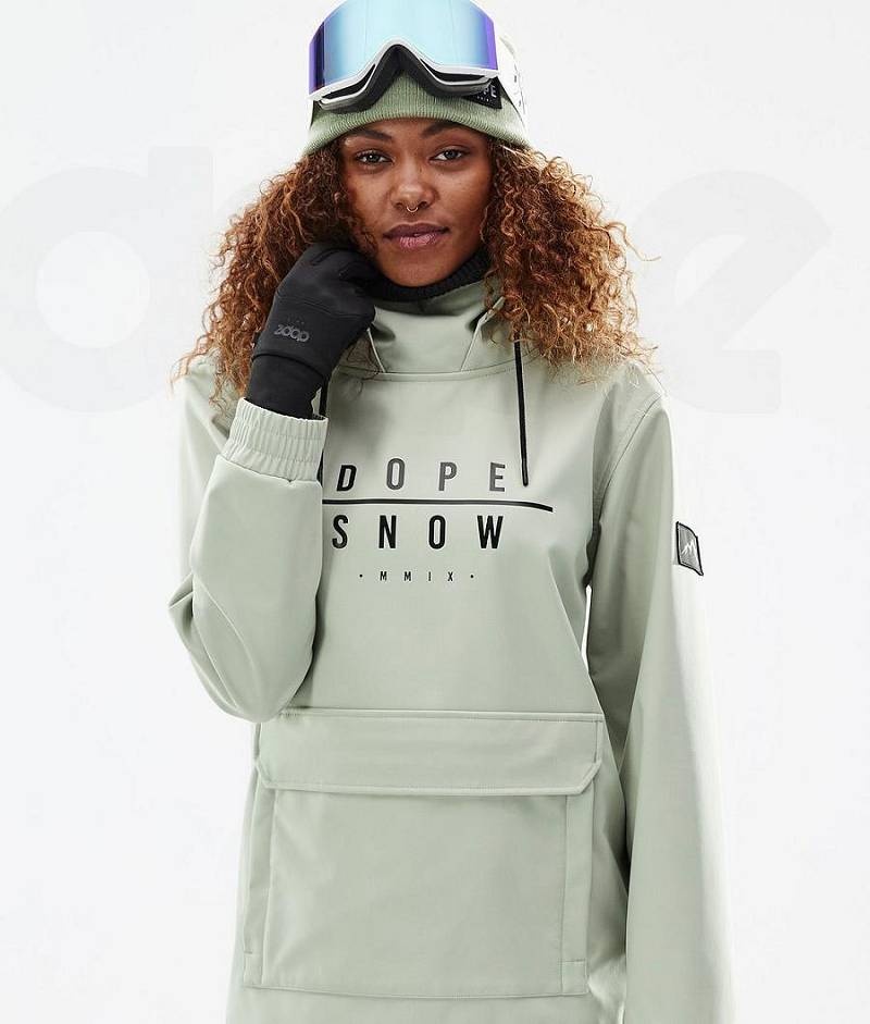 Green Women's Dope Wylie W Snowboard Jackets | India_D1438