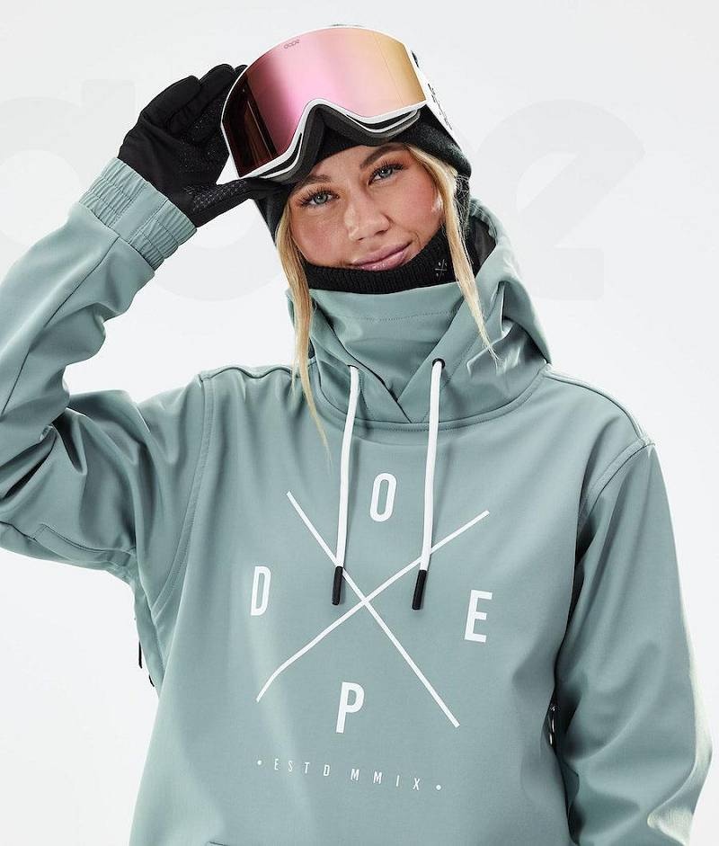 Green Women's Dope Yeti 2021 Ski Jackets | India_D1460