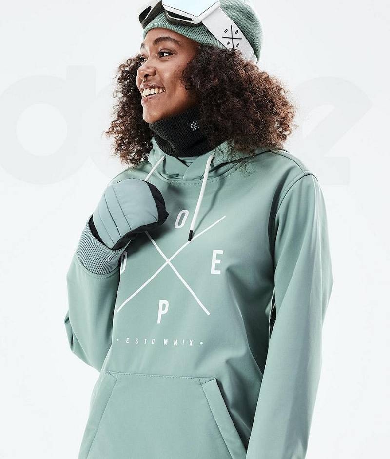 Green Women's Dope Yeti W 10k Ski Jackets | India_D2297