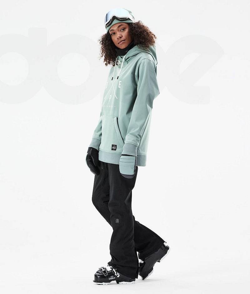 Green Women's Dope Yeti W 10k Ski Jackets | India_D2297